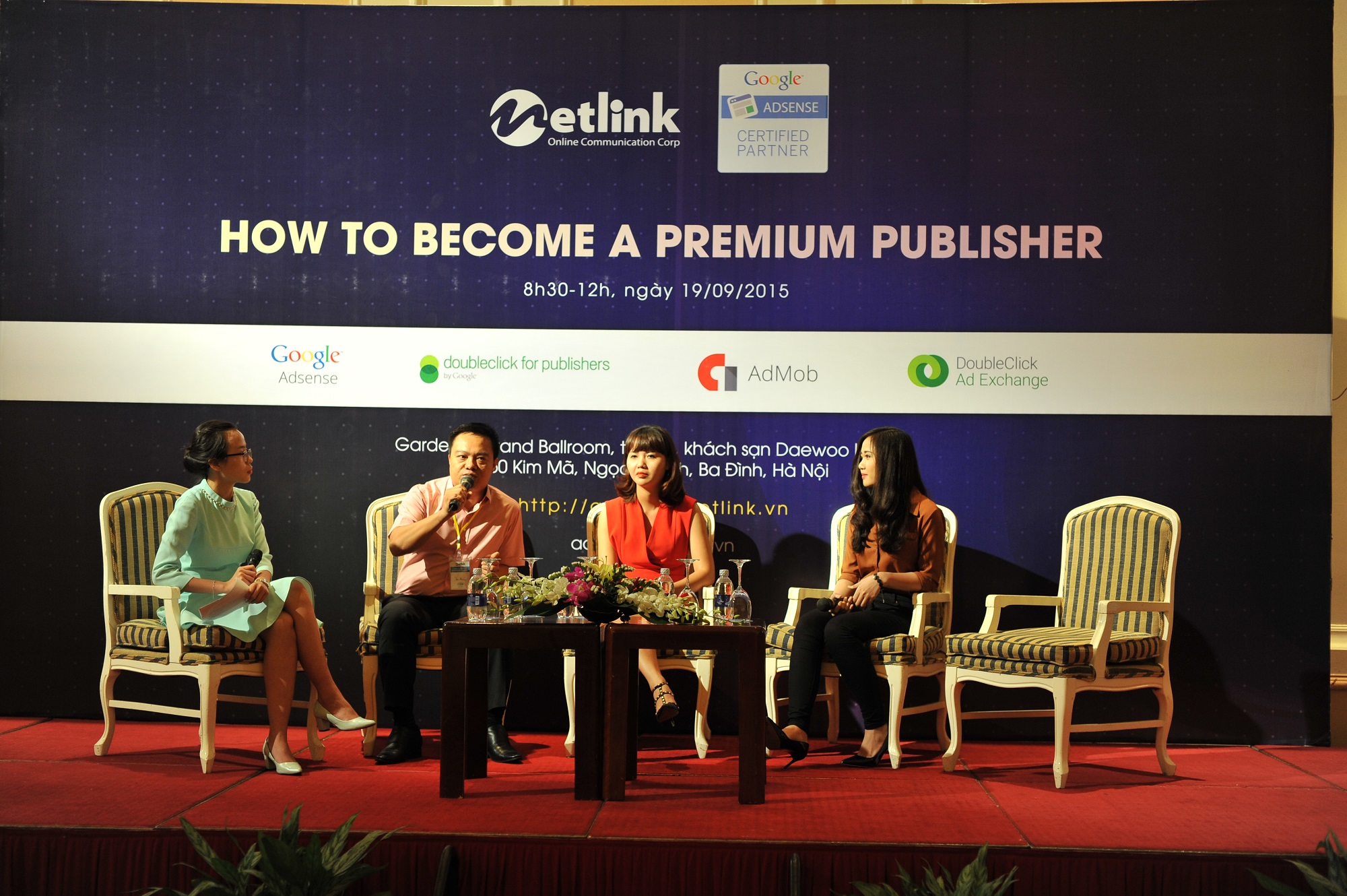 Hội thảo “How to become a premium publisher” tại khách sạn Daewoo